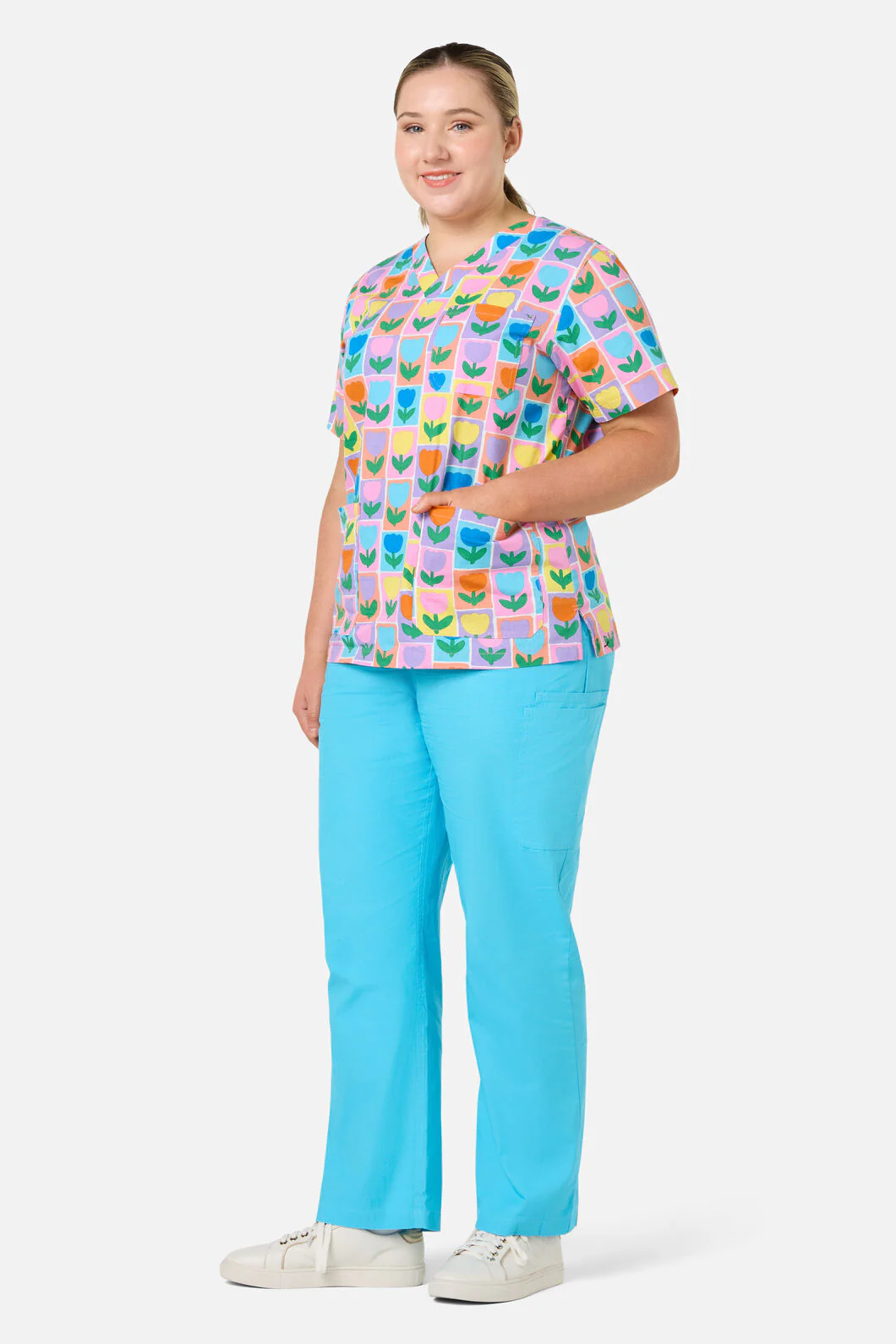 Tulip Top & Pant Scrub Set - Image 2