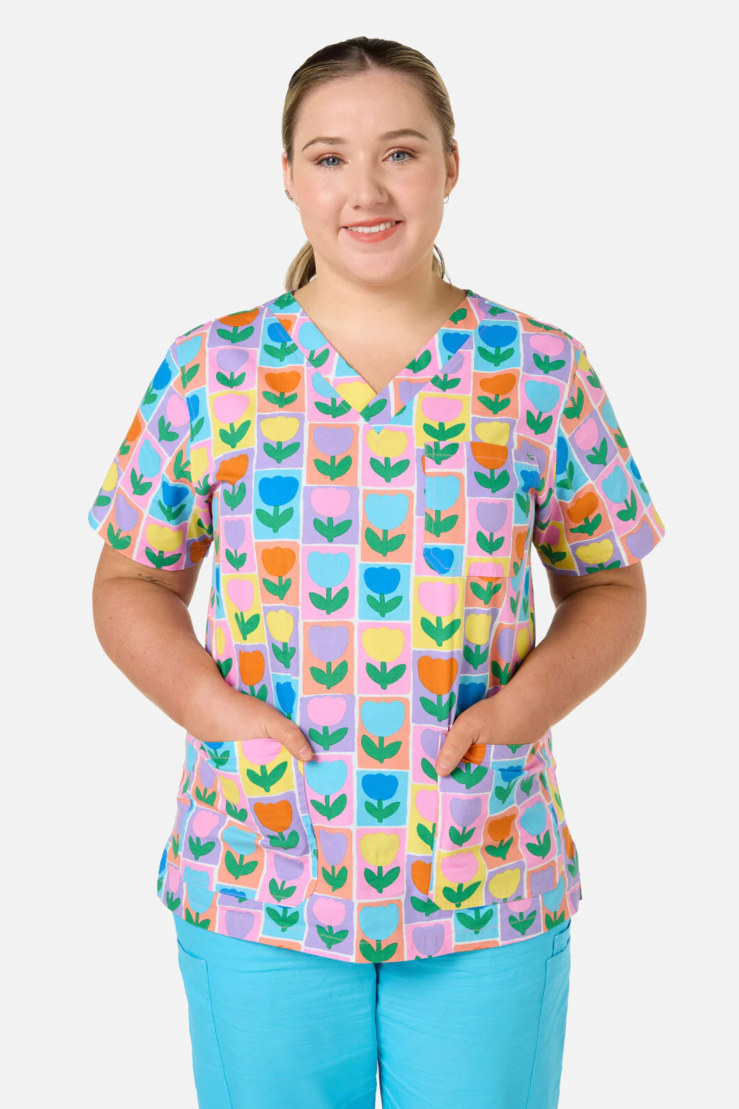Tulip Top & Pant Scrub Set - Image 4