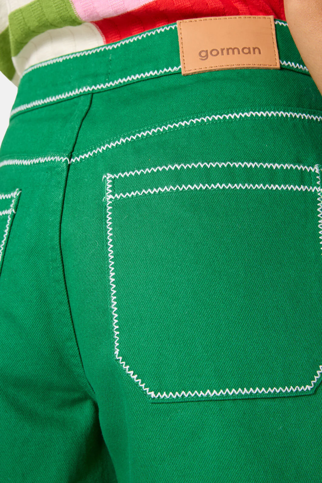 Twist And Stitch Denim Shorts - Image 5