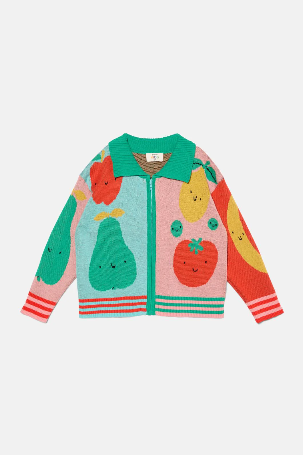 Veggies Kids Zip Cardigan - Image 2