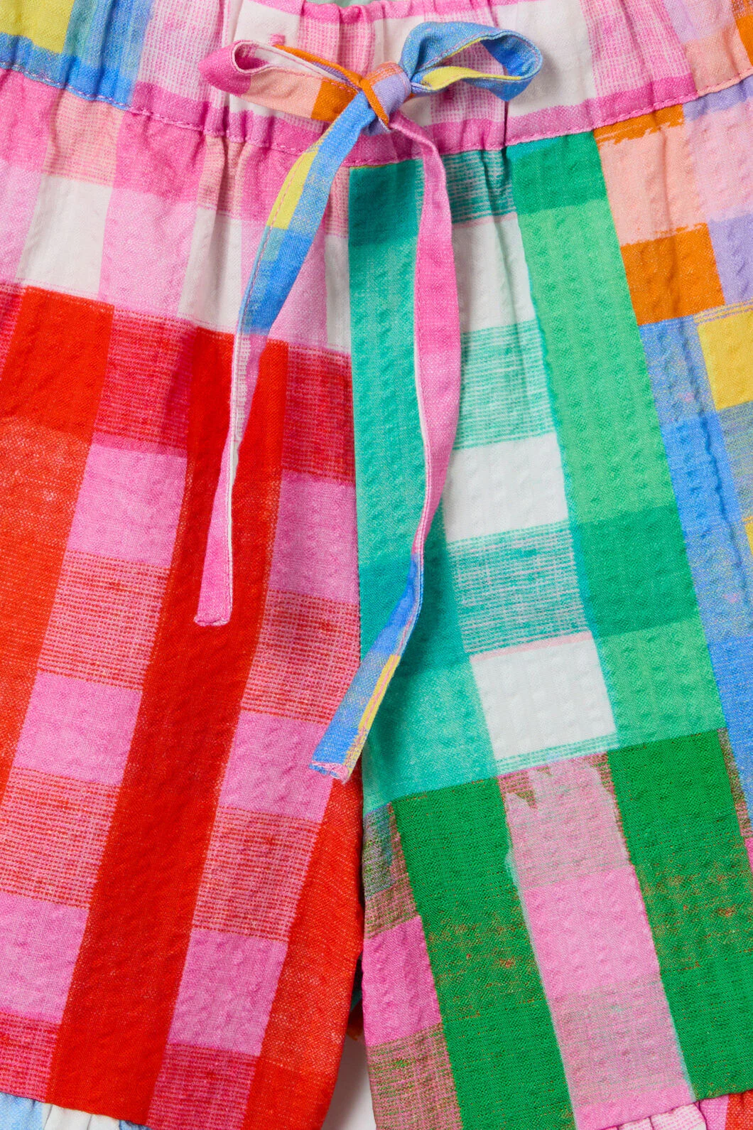 Vichy Check Kids Frill Shorts - Image 3