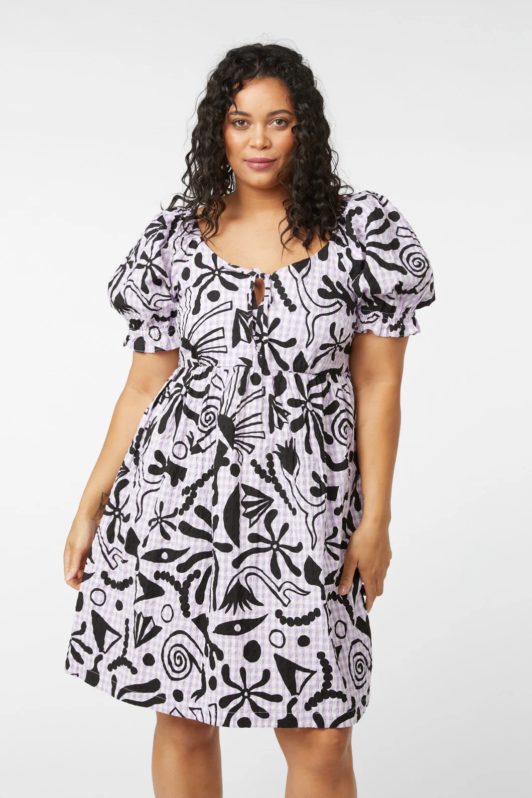 Volcano Smock Dress - Image 4