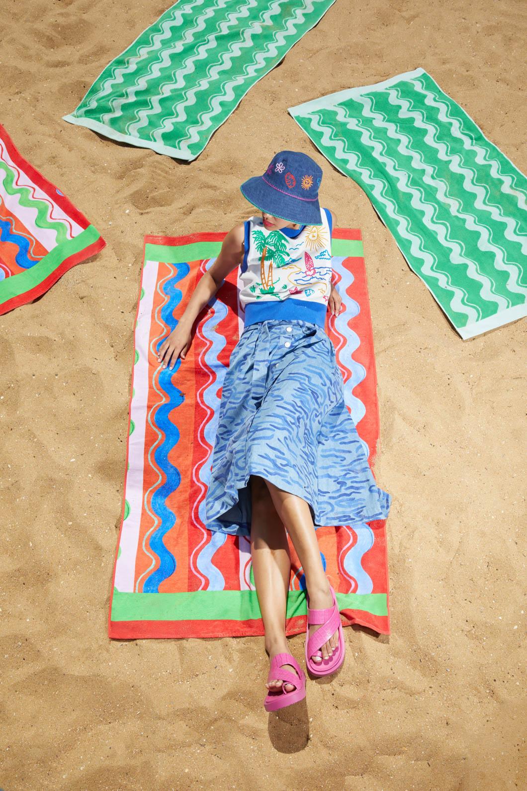 Wave After Wave Midi Skirt - Image 5