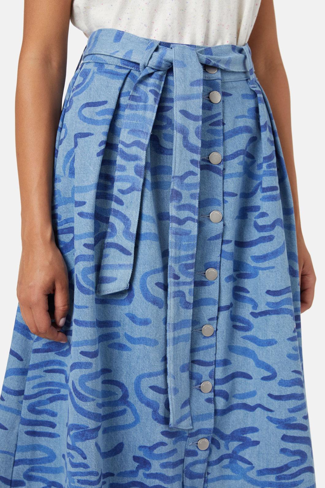 Wave After Wave Midi Skirt - Image 6