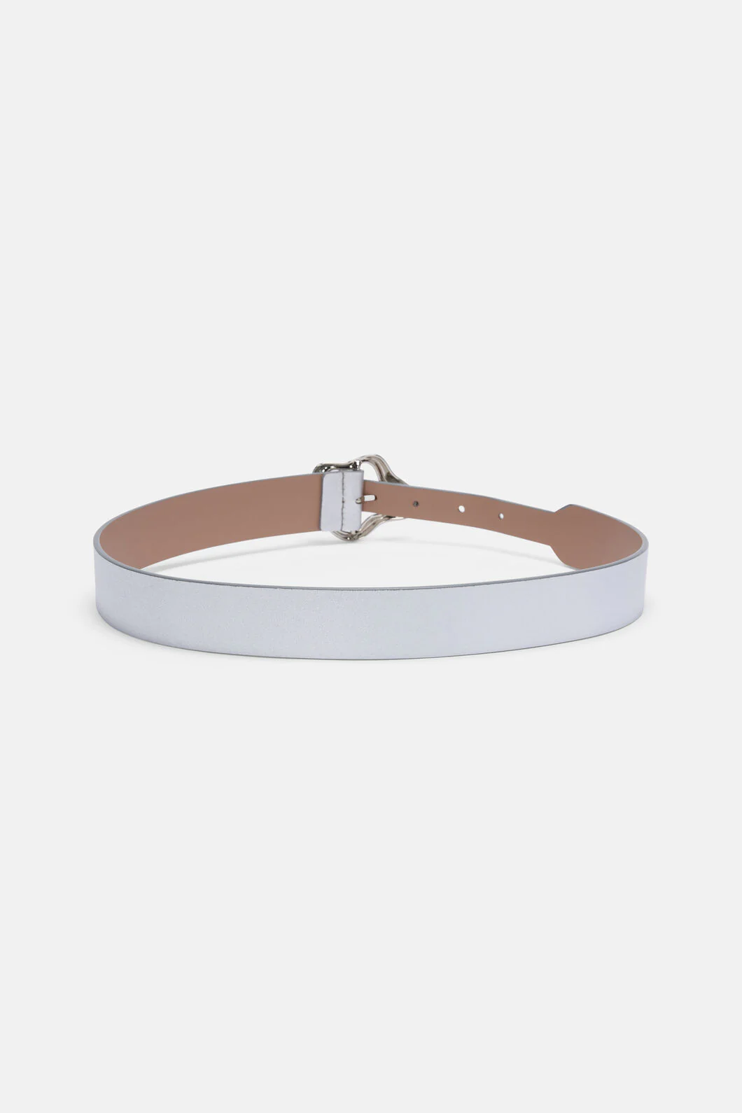 Wavy Waist Belt Silver - Image 2