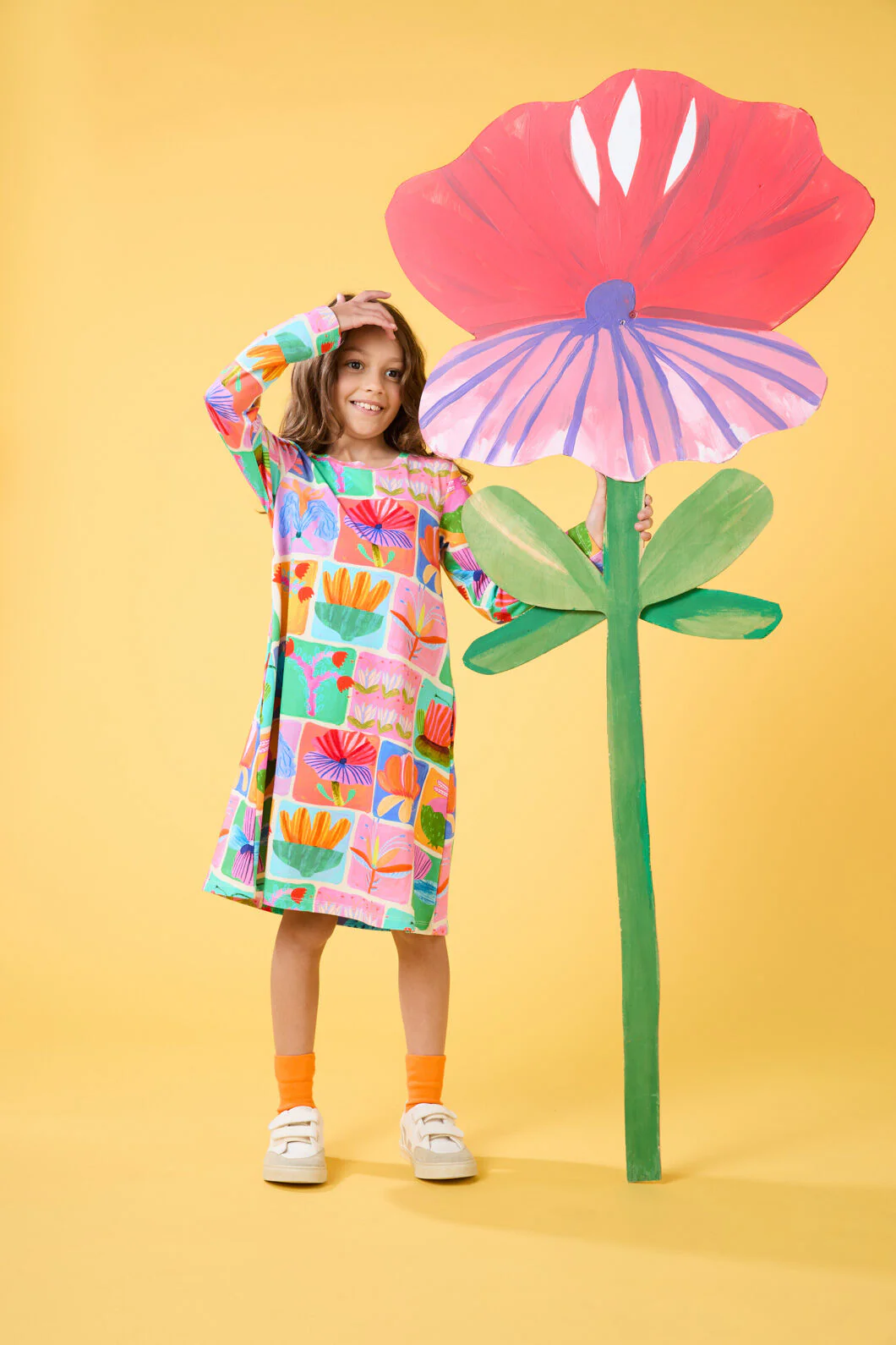 Wild Blooms Kids Dress - Image 2