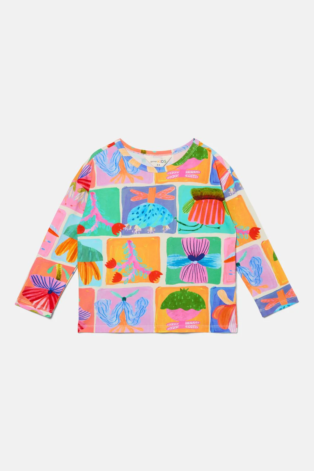 Wild Blooms Kids LS Tee - Image 3