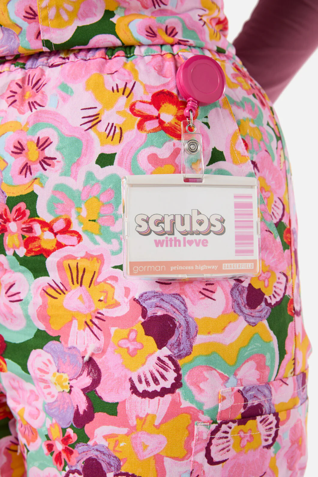 Wild Pansy Scrub Set - Image 8