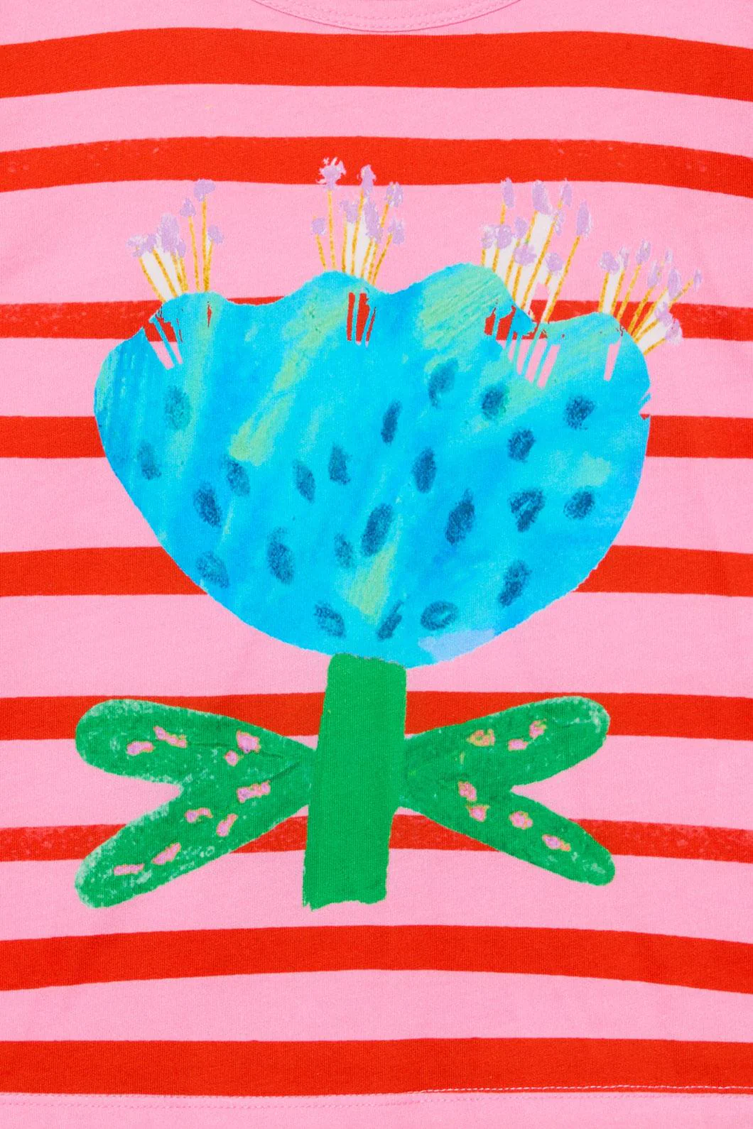 Wildflower Stripe Kids LS Tee - Image 3