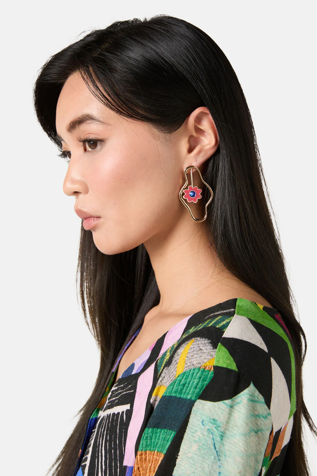 Windowsill Flower Drop Earring - Image 2