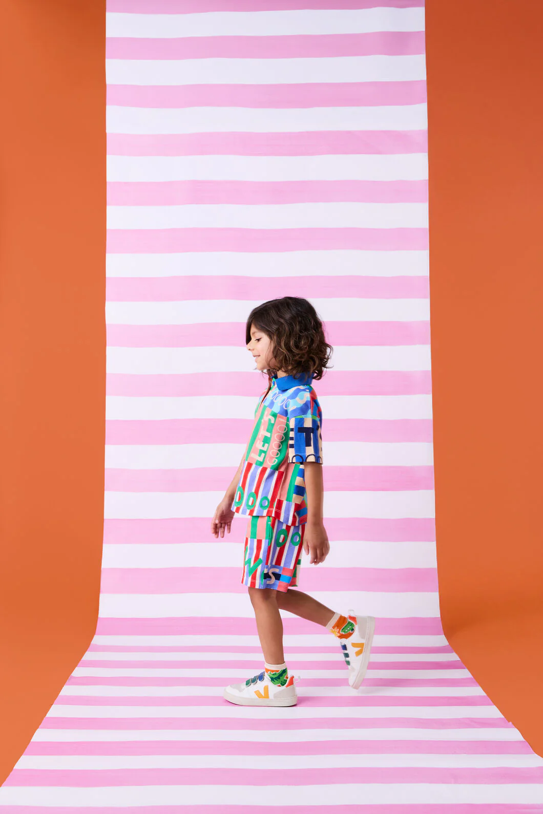 Woohoo Stripe Kids Shorts - Image 2