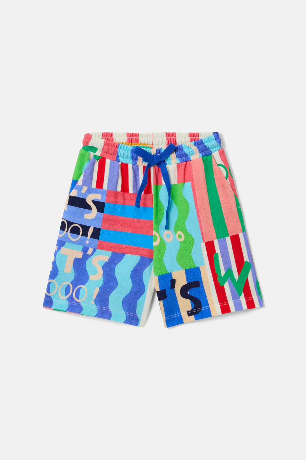 Woohoo Stripe Kids Shorts - Image 3